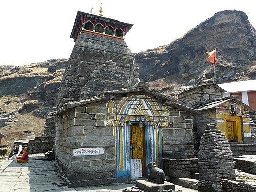 Tungnath Mahadev Temple at 3,680 m altitude near Chopta, Uttarakhand — world's highest Shiva temple and third Kedar of Panch Kedar