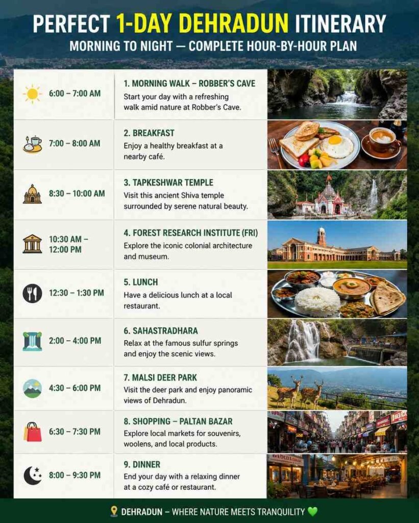 Dehradun city view from Doon Valley — 1 day itinerary Dehradun travel guide
