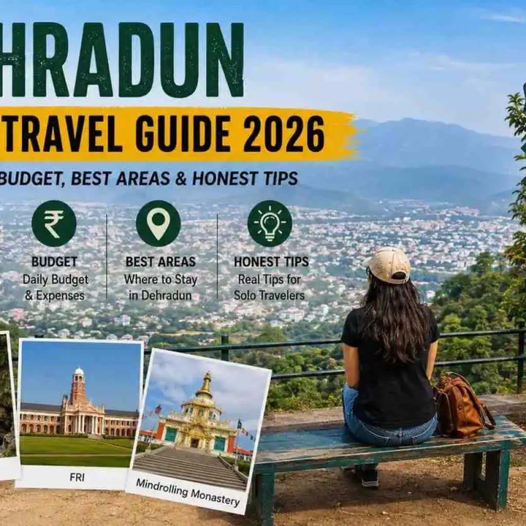 Solo traveler exploring Dehradun streets — Dehradun solo travel guide 2026