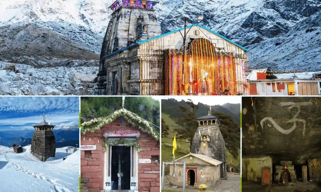 Panoramic view of the Garhwal Himalayas during the Panch Kedar Trek 2026, Uttarakhand — a complete pilgrimage to five ancient Shiva temples above 3,000 metres